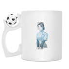 Кружка с футбольным мячиком