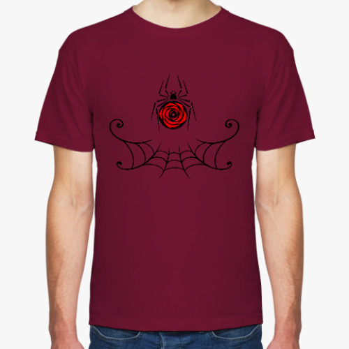 Футболка с принтом Паук. Halloween