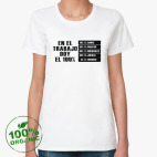 Женская футболка органик