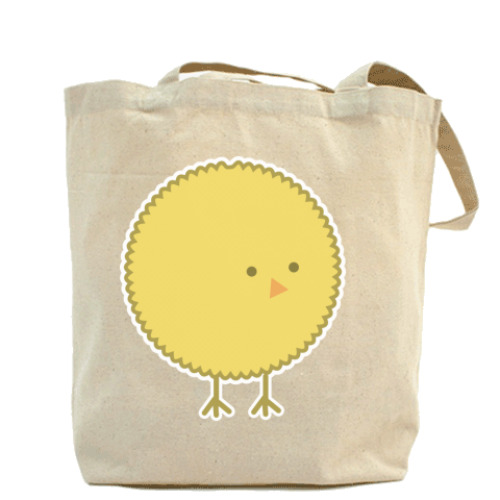 Сумка шоппер с принтом Цыпа