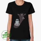 Женская футболка органик