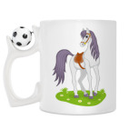 Кружка с футбольным мячиком