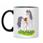 Кружка двухцветная