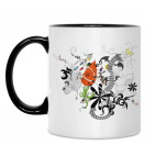 Кружка двухцветная