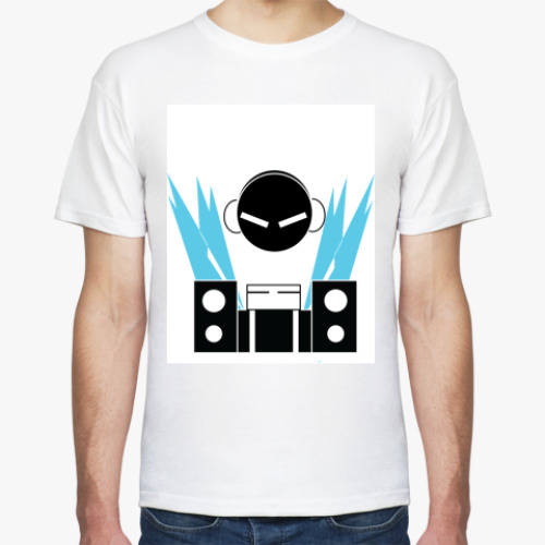 Футболка с принтом DJ