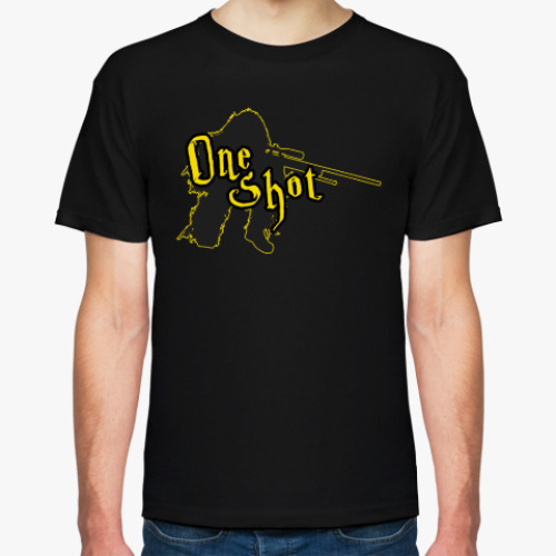 Футболка с принтом OneShot Sniper