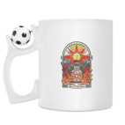 Кружка с футбольным мячиком