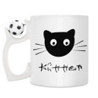 Кружка с футбольным мячиком