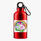 Металлическая бутылка 400 мл UV-DTF