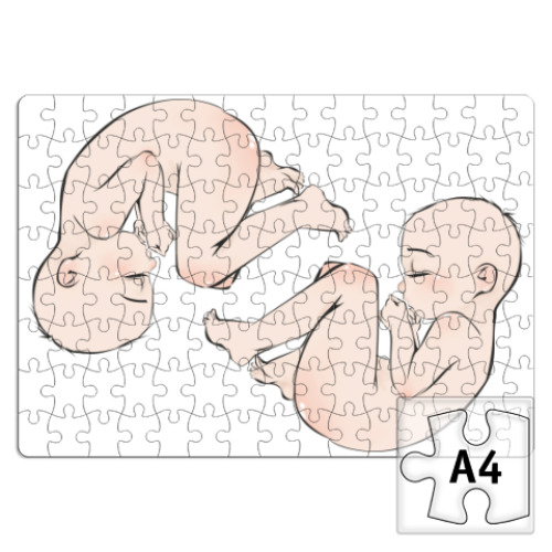 Пазл с принтом У вас будет малыш