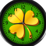 Золотой объемный клевер