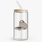 Банка с бамбуковой крышкой