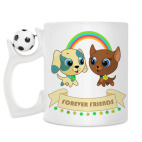 Кружка с футбольным мячиком