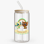 Банка с бамбуковой крышкой