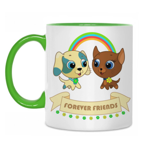 Кружка с принтом Друзья