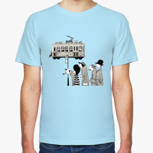 Футболка с принтом Трамвай №10