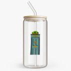 Банка с бамбуковой крышкой