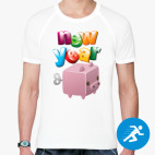 Мужская спортивная футболка