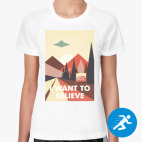 Женская спортивная футболка