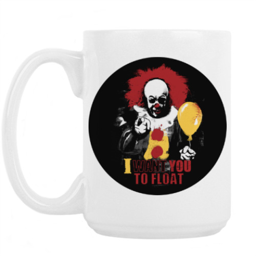 Кружка с принтом Clown It by Stephen King