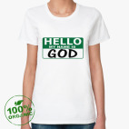 Женская футболка органик