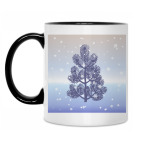 Кружка двухцветная