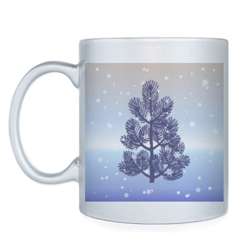 Кружка с принтом Ёлочка