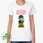 Женская футболка органик