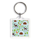 Брелок 3.9 x 3.9 см Winter forest