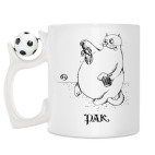 Кружка с футбольным мячиком