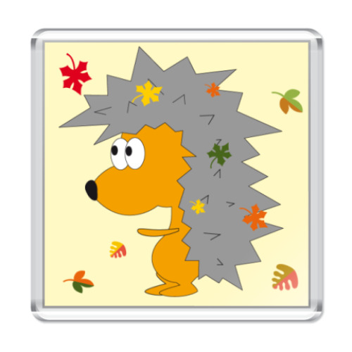 Магнит с принтом   Ежик-ежик