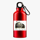 Металлическая бутылка 400 мл UV-DTF