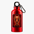 Металлическая бутылка 400 мл UV-DTF