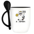 Кружка с ложкой