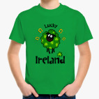 Детская классическая футболка Lucky Ireland