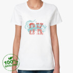 Женская футболка органик