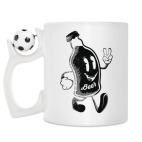Кружка с футбольным мячиком