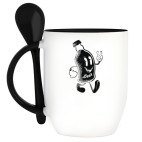 Кружка с ложкой