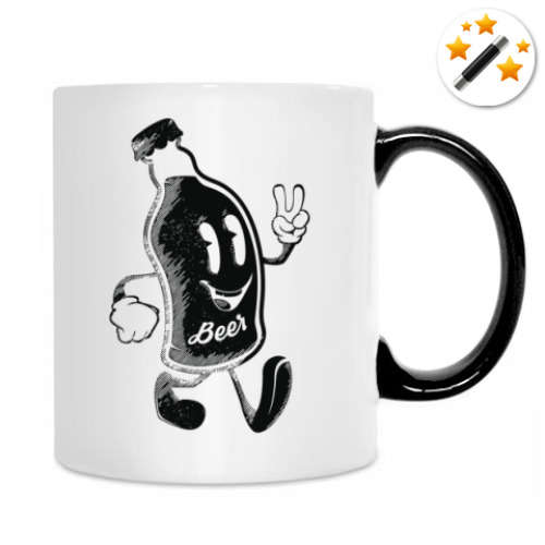 Кружка-хамелеон с принтом Герой веселья (hero of fun)