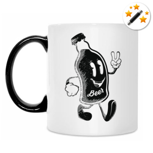 Кружка-хамелеон с принтом Герой веселья (hero of fun)