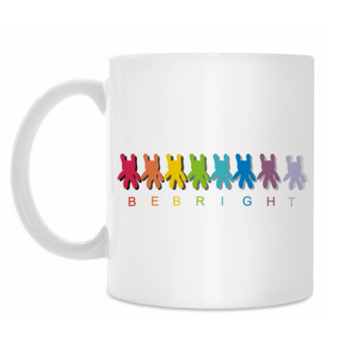 Кружка с принтом Будь ярким