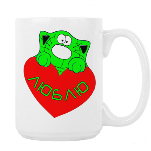 Кружка с принтом Любовь