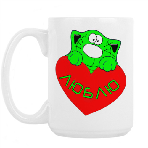 Кружка с принтом Любовь