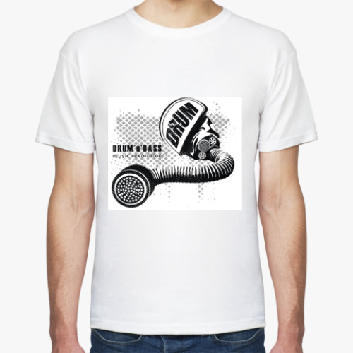 Футболка с принтом DnB music revolution