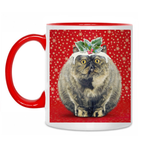 Кружка с принтом Счастливого праздника