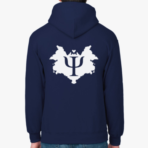 Толстовка худи с принтом Психолог