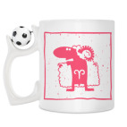 Кружка с футбольным мячиком