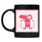 Кружка цветная UV-DTF