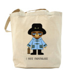 Холщовая сумка шоппер Grumpy Paddington