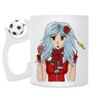 Кружка с футбольным мячиком